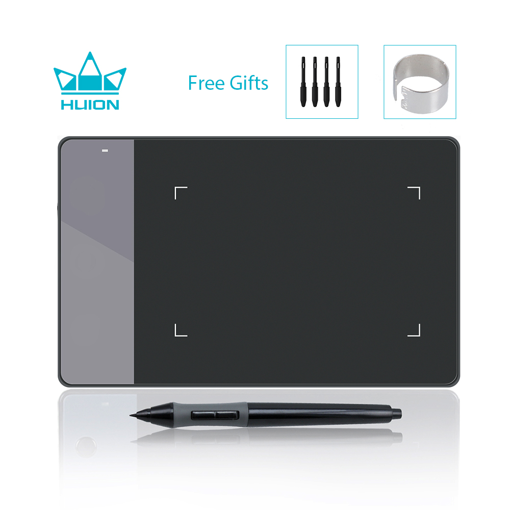 Drawing Pad Signature - HUION-Mini tablette de dessin 4x2 pouces,