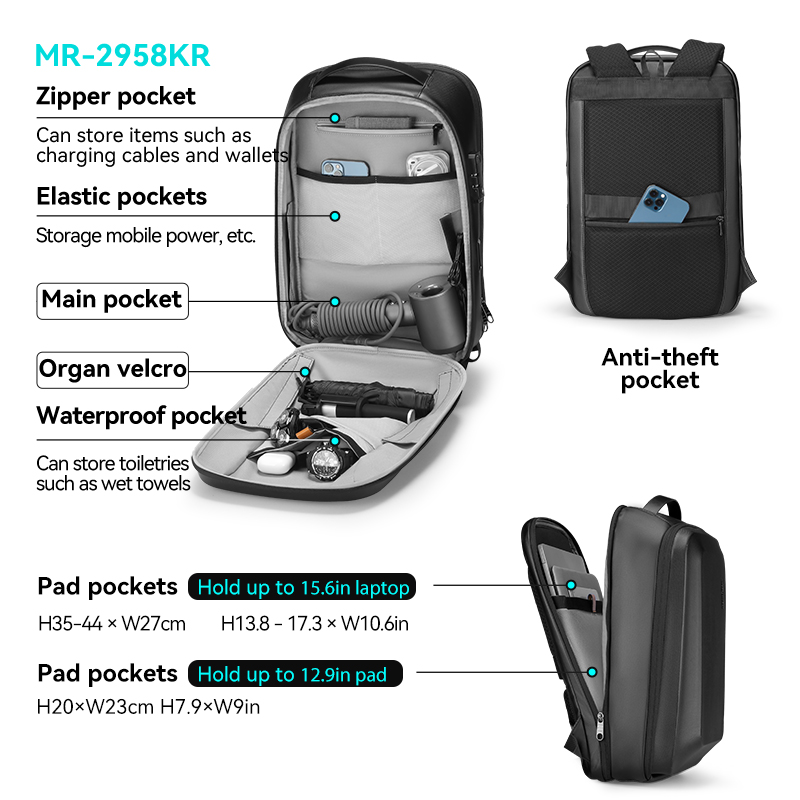 Sac à dos antivol pour les tra - Office Tech Backpack avis et prix